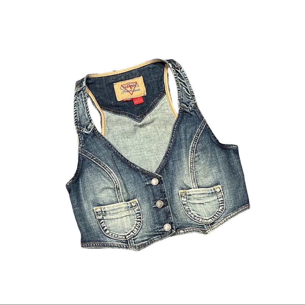 GUESS Denim Vest! - Picture 1 of 2